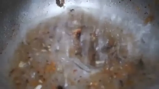 Sewer camera view of a dirty drain line interior